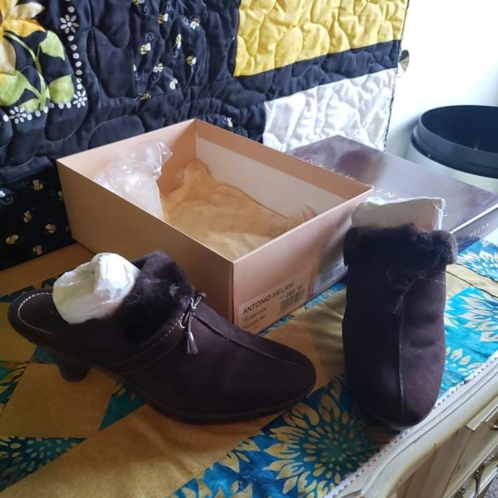 Antonio Melani slip on open back Clog